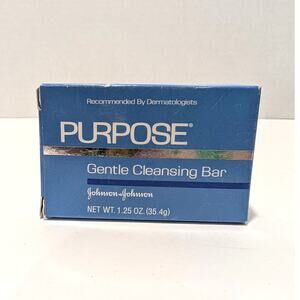 Vtg Purpose Gentle Cleansing Bar Travel Size 1.25 oz Sealed 1994